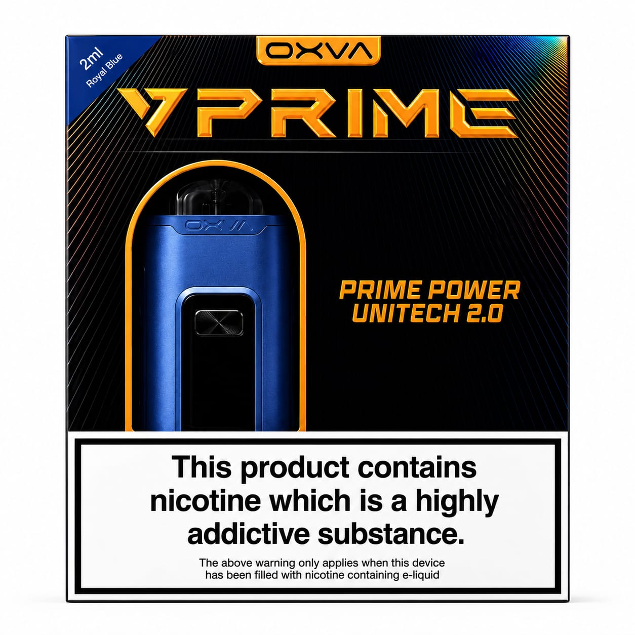 OXVA VPRIME Pod Vape Kit 2ml 60W: Dual-Activation DTL/MTL Vape Kit