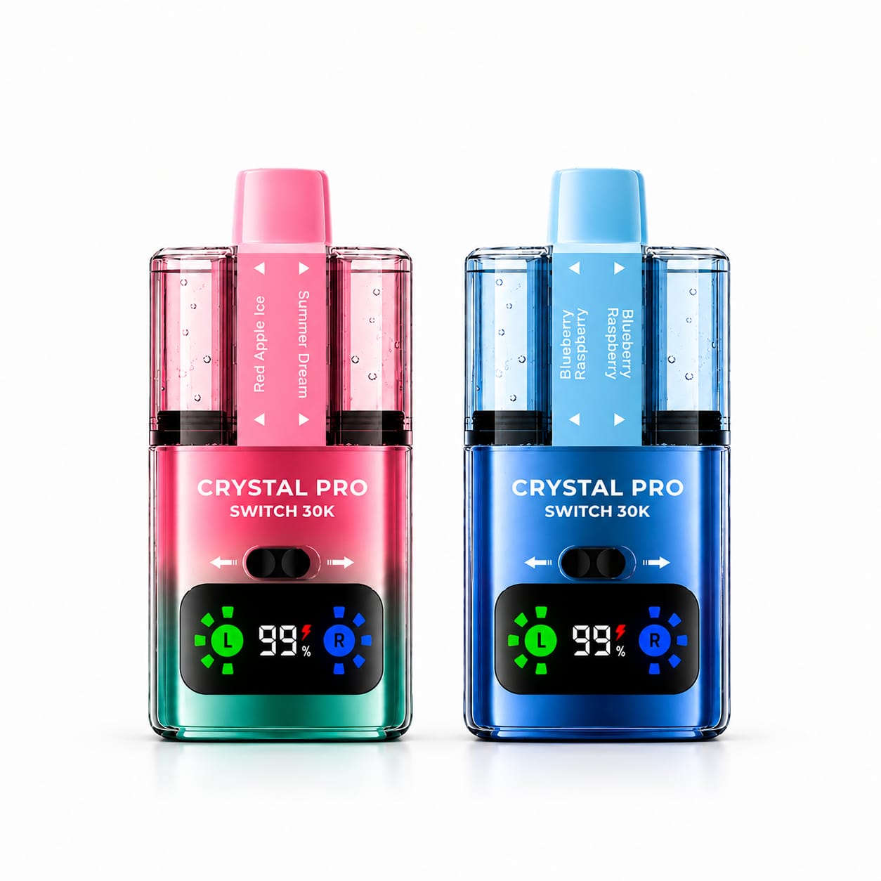 Crystal Pro Switch 30k Prefilled Vape Kit, Single Device