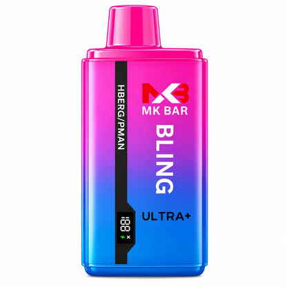 MK Bar Bling Ultra+ 15K Nicotine-Free Twin Flavour Vapes (Box of 5)