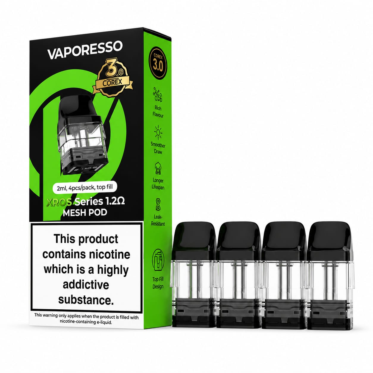 Vaporesso Xros Corex 3.0 Pods, Pack Of 4