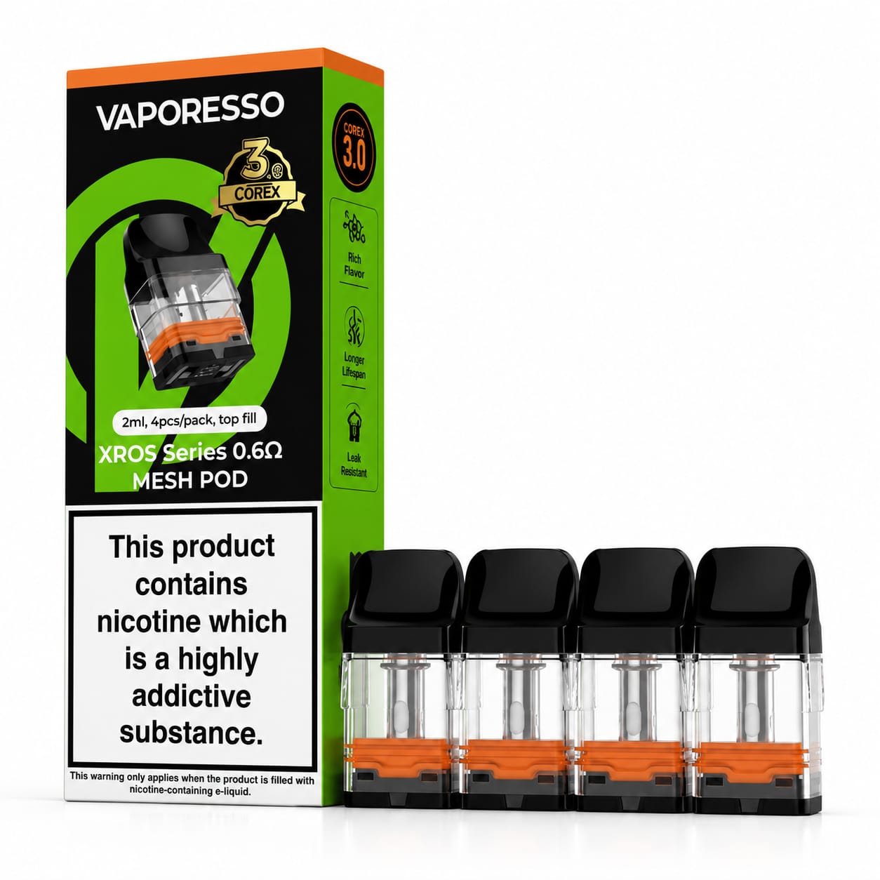 Vaporesso Xros Corex 3.0 Pods, Pack Of 4