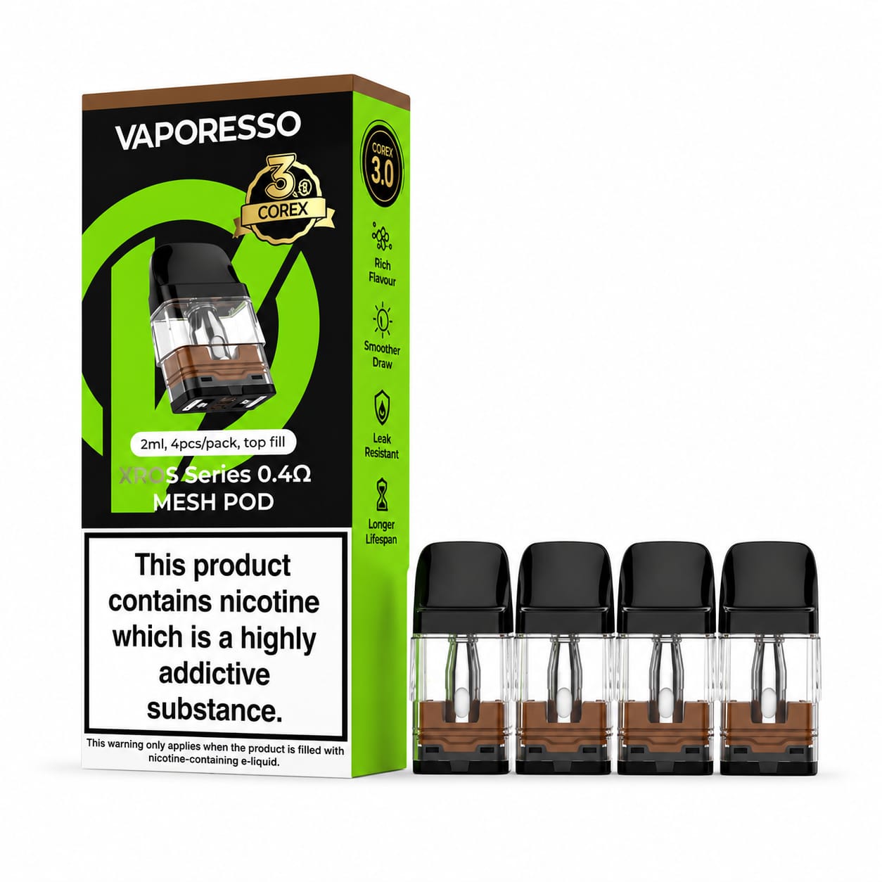 Vaporesso Xros Corex 3.0 Pods, Pack Of 4