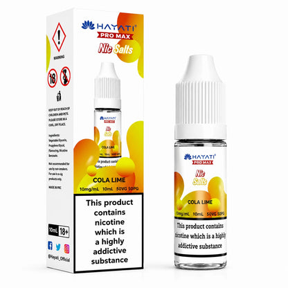 Hayati Pro Max Nic Salt 10ml E-Liquid - Pack of 10 Bottles