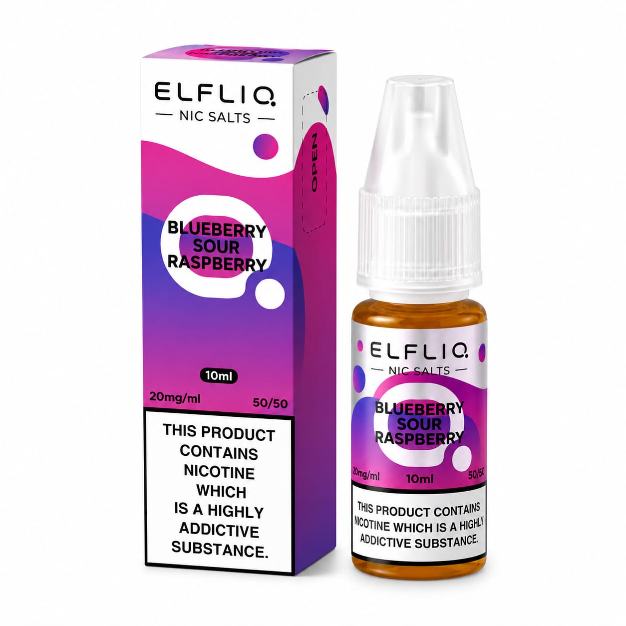 Elf Bar Elfliq Nic Salts 10ml E-Liquid, Single Bottle