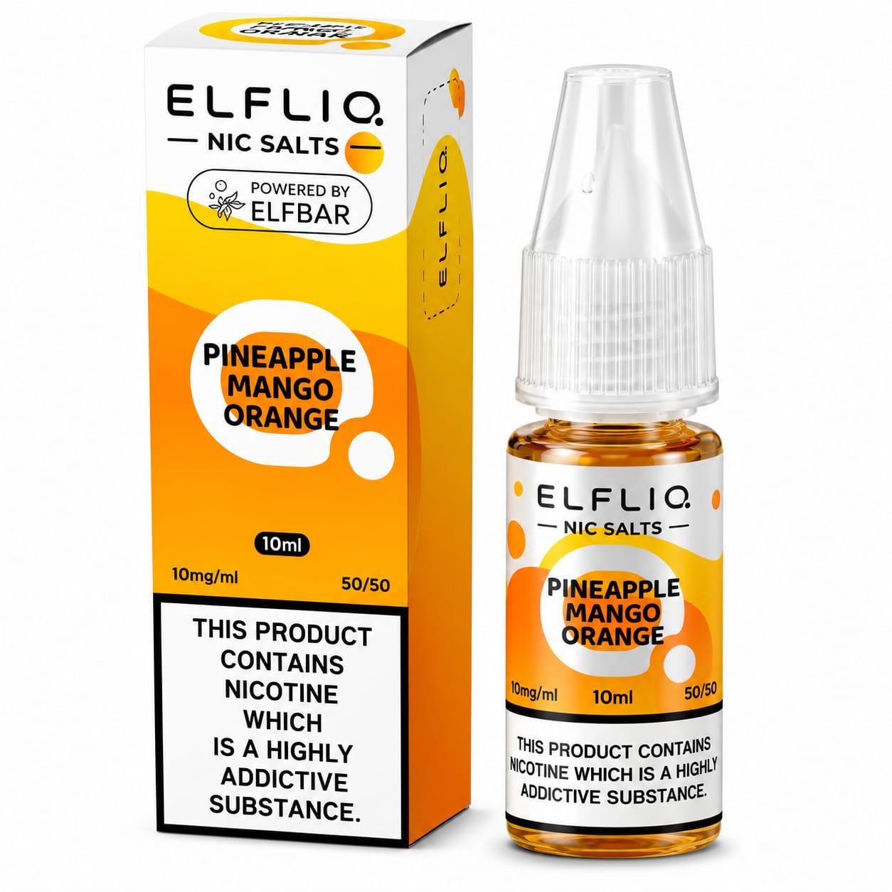 Elf Bar Elfliq Nic Salt 10ml E-Liquid - Pack of 10 Bottles