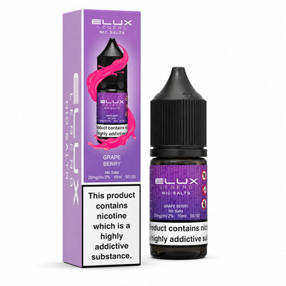 Elux Legend Nic Salt 10ml E-Liquid - Pack of 10 Bottles