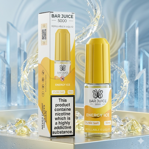 Bar Juice 5000 Nic Salt 10ml E-Liquid, Pack Of 10 Bottles