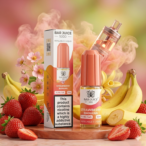 Bar Juice 5000 Nic Salt 10ml E-Liquid, Pack Of 10 Bottles