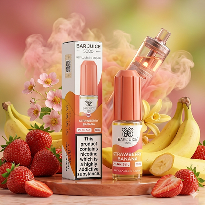Bar Juice 5000 Nic Salt 10ml E-Liquid, Pack Of 10 Bottles