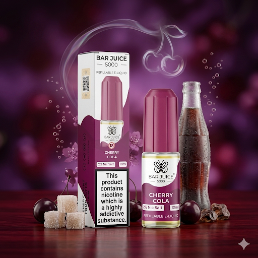 Bar Juice 5000 Nic Salt 10ml E-Liquid, Pack Of 10 Bottles