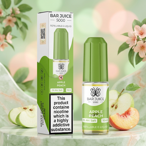 Bar Juice 5000 Nic Salt 10ml E-Liquid, Pack Of 10 Bottles