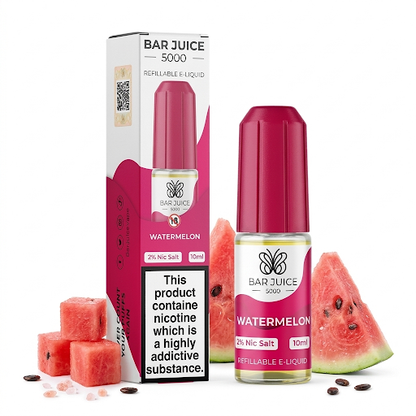 Bar Juice 5000 Nic Salt 10ml E-Liquid, Pack Of 10 Bottles