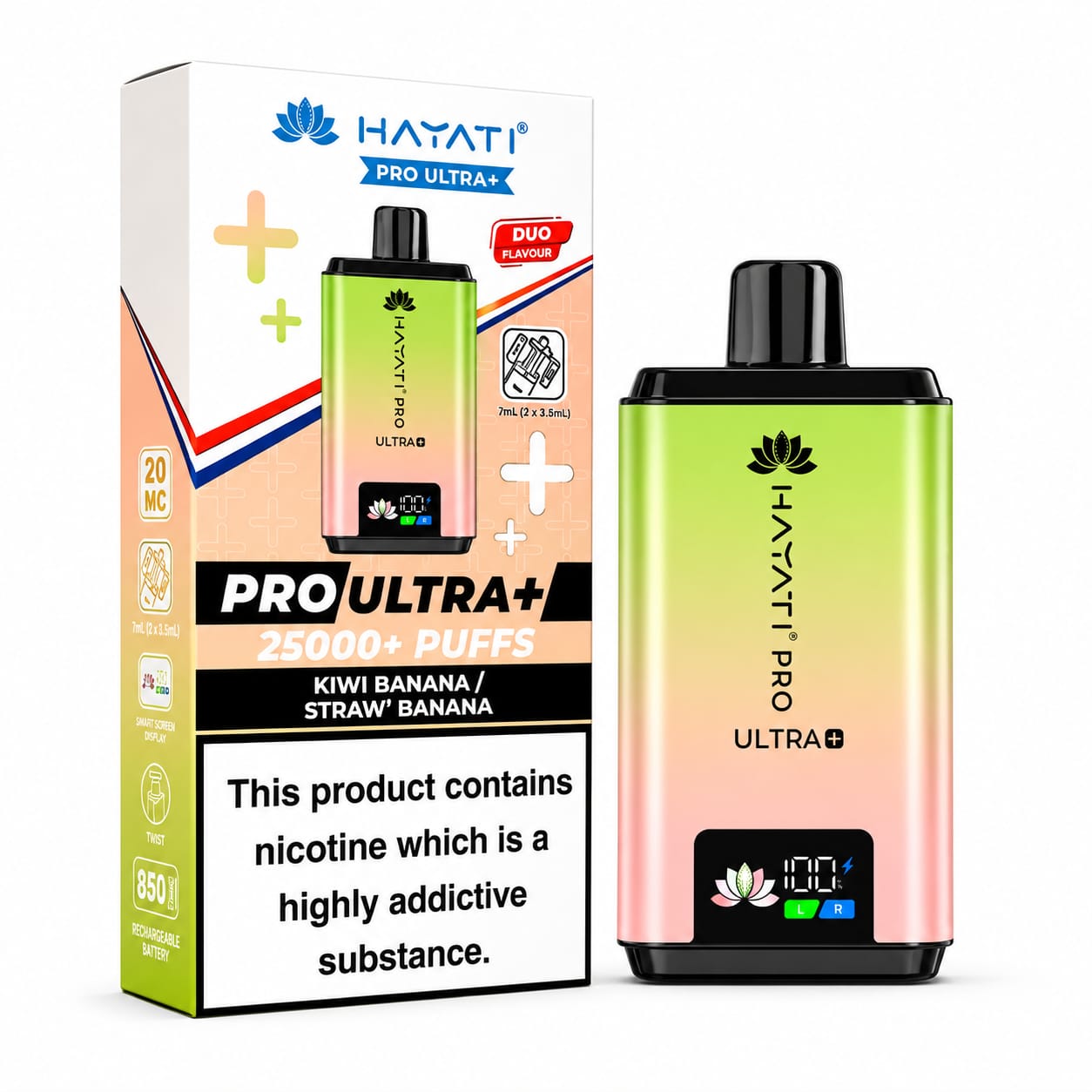 Hayati Pro Ultra Plus 25000 Prefilled Vape Kit, Single Device