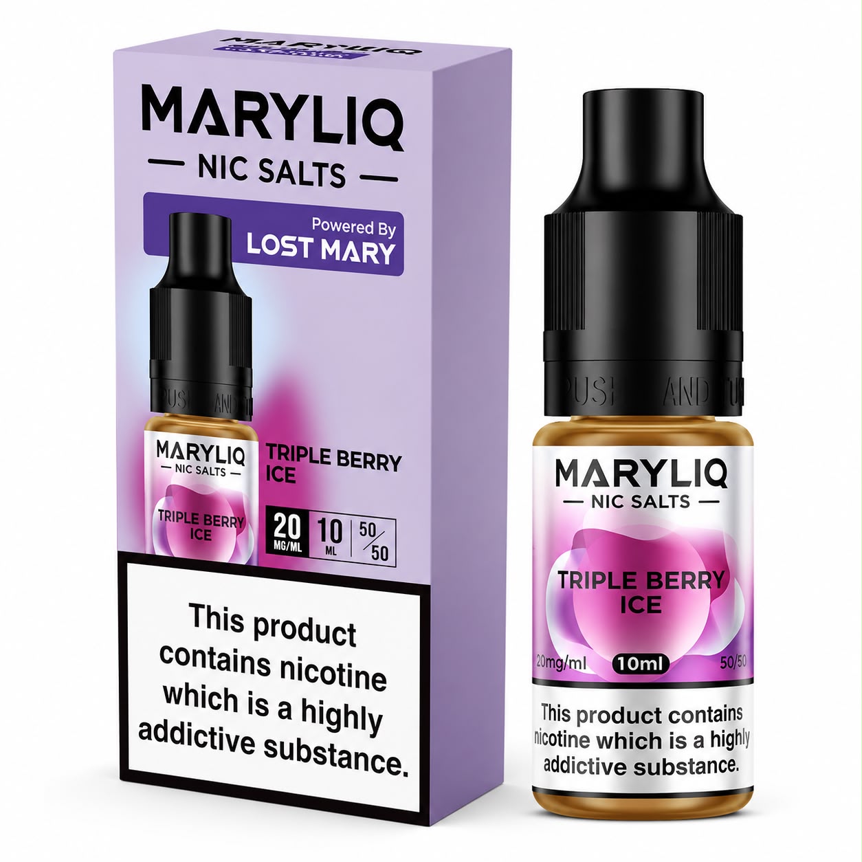 Lost Mary MaryLiq Nic Salt 10ml E-Liquid, Single Bottle