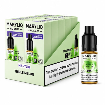 Lost Mary MaryLiq Nic Salt 10ml E-Liquid - Pack of 10 Bottles