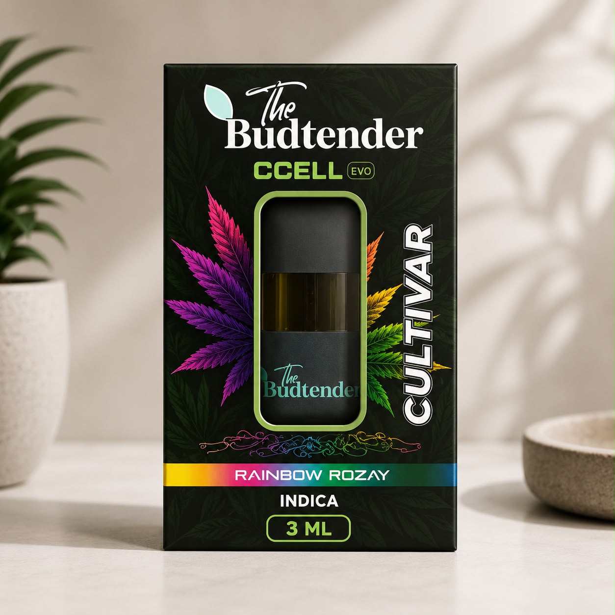 The Budtender CCELL EVO 3ML best Premium Ceramic Vape available at holahighvapes