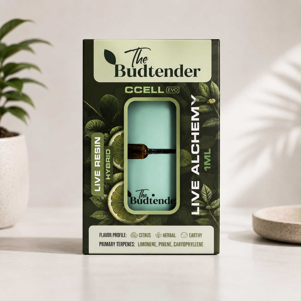 The Budtender 1ml CCELL Premium high quality vape at holahighvapes