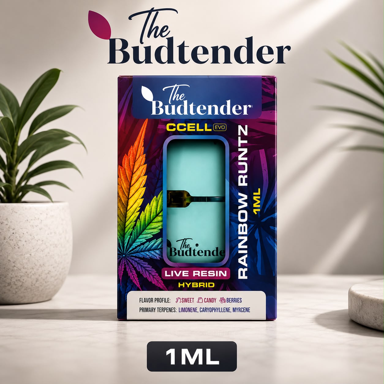 The Budtender 1ml CCELL Premium high quality vape at holahighvapes