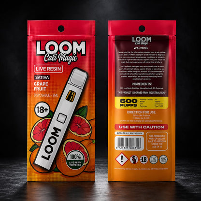 Loom 2ml Superior Blend 99% Vape - Best  Price Ireland - Holahighvapes.ie