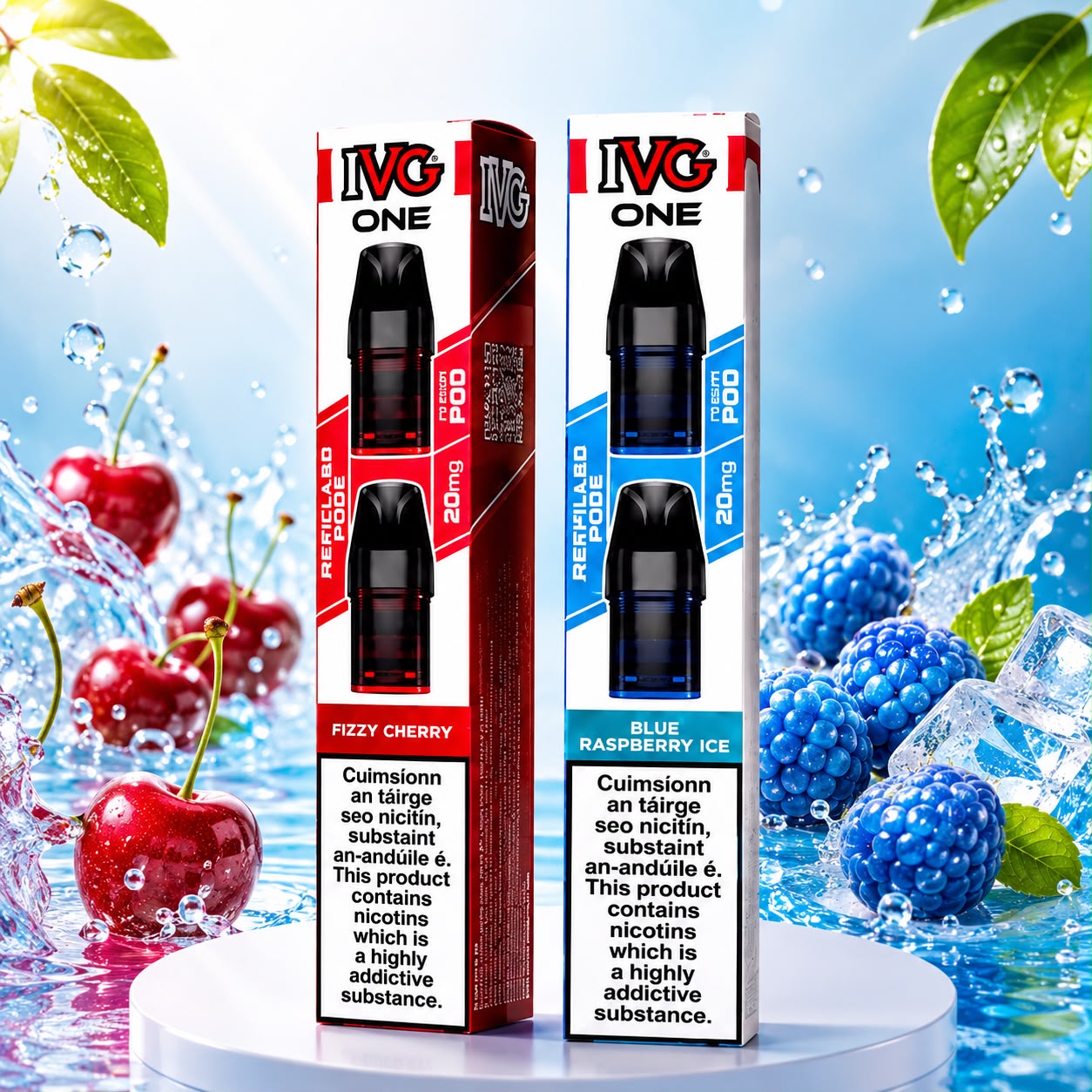IVG ONE Prefilled Pods – Pack of 10 (20 Pods in 10 Boxes)