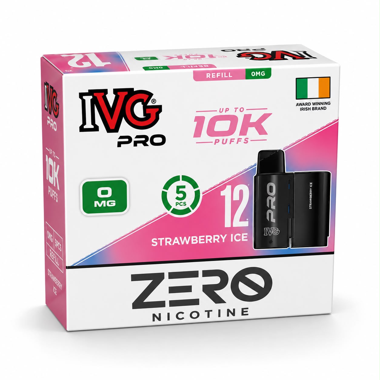 IVG Pro 12 Zero Nicotine Prefilled Pods Pack Of 5