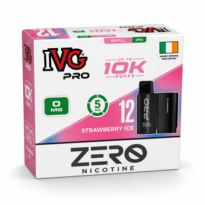 IVG Pro 12 Zero Nicotine Prefilled Pods Pack Of 5