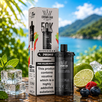 Crown Bar Al Fakher 50K Prime Pre-Filled Pod Kit, 6mg Nicotine - Single