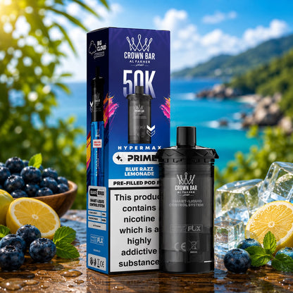 Crown Bar Al Fakher 50K Prime Pre-Filled Pod Kit, 6mg Nicotine - Single