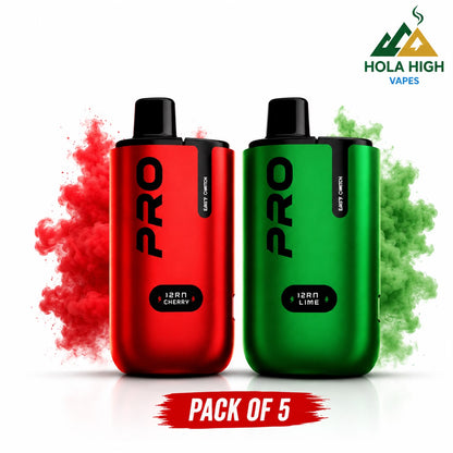 IVG Pro Rechargeable Prefilled Vape Kit "Pro 12" Edition - Pack of 5 Devices