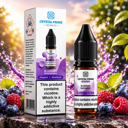 Crystal Prime 7000 Nic Salt 10ml E-Liquid - Pack of 10 Bottles