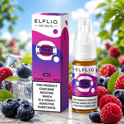 Elf Bar Elfliq Nic Salt 10ml E-Liquid - Pack of 10 Bottles