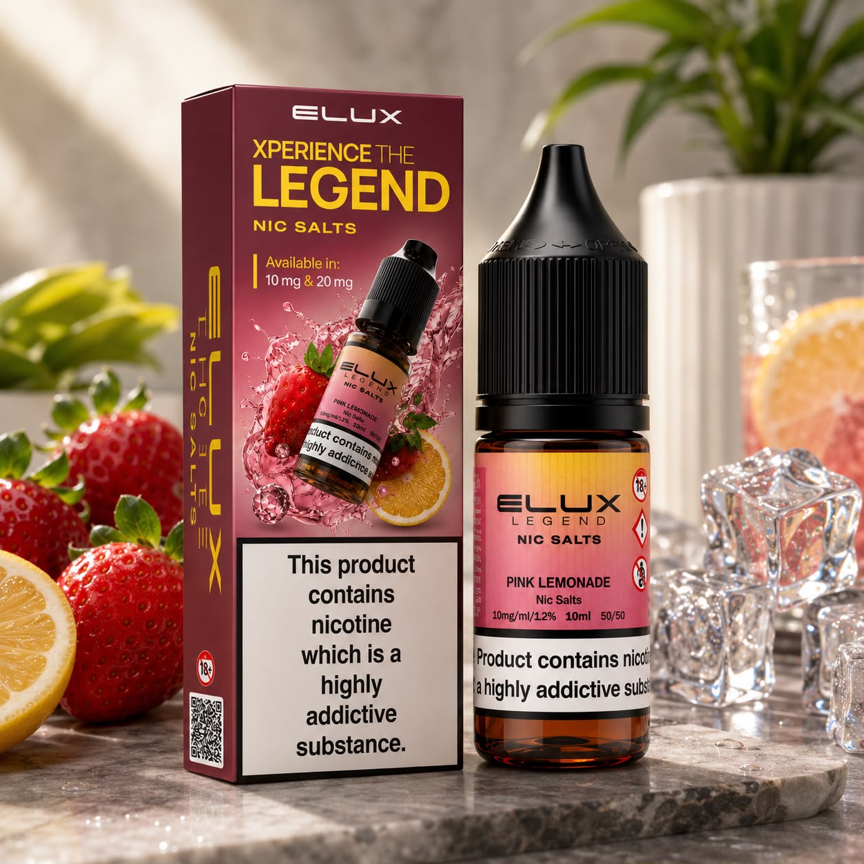 Elux Legend Nic Salt 10ml E-Liquid - Pack of 10 Bottles