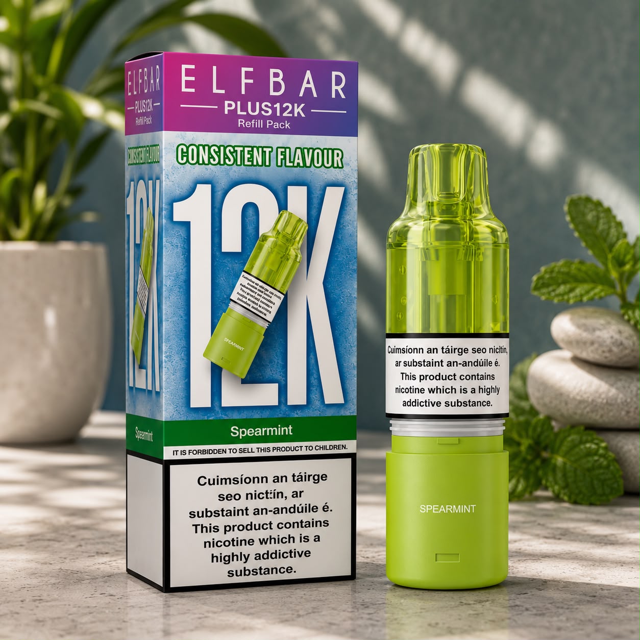 Elf Bar Plus 12K Prefilled Replacement Pods: Pack of 5
