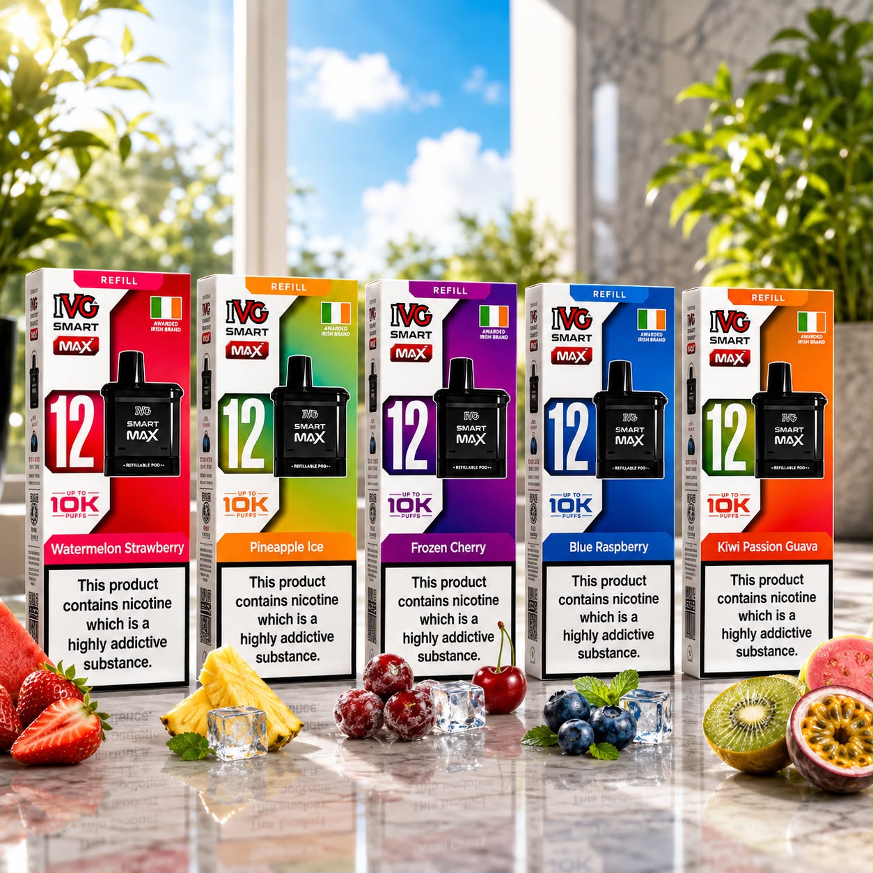 IVG Smart Max 10000 Puff Prefilled Replacement Pods - Pack of 5
