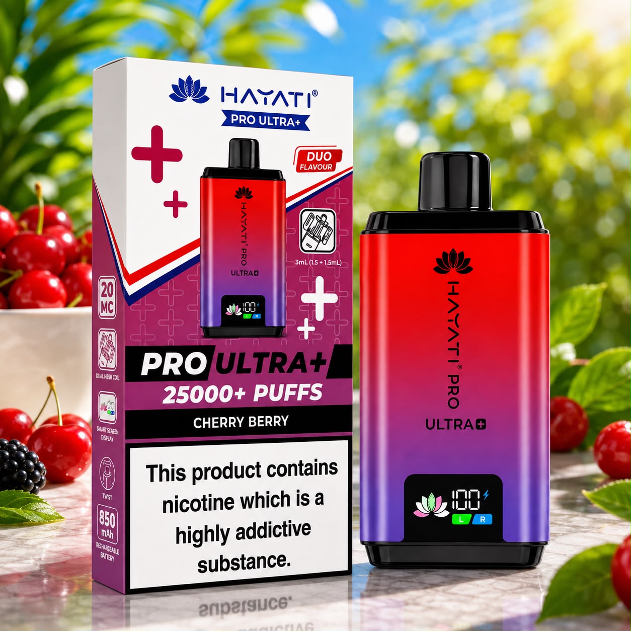 Hayati Pro Ultra Plus 25000 Puff Prefilled Vape Kit - Pack Of 5