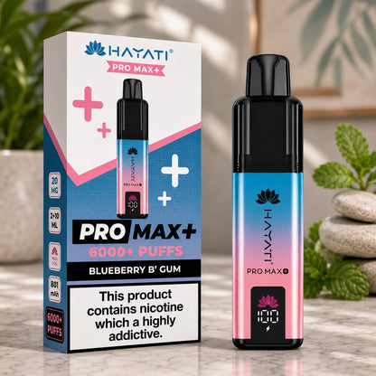 Hayati Pro Max Plus 6000 Puff Prefilled Vape Kit - Pack Of 5