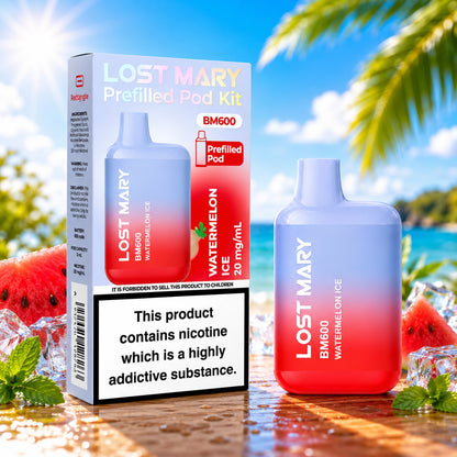Lost Mary BM600 Prefilled Rechargeable Vape Kit - Pack Of 10