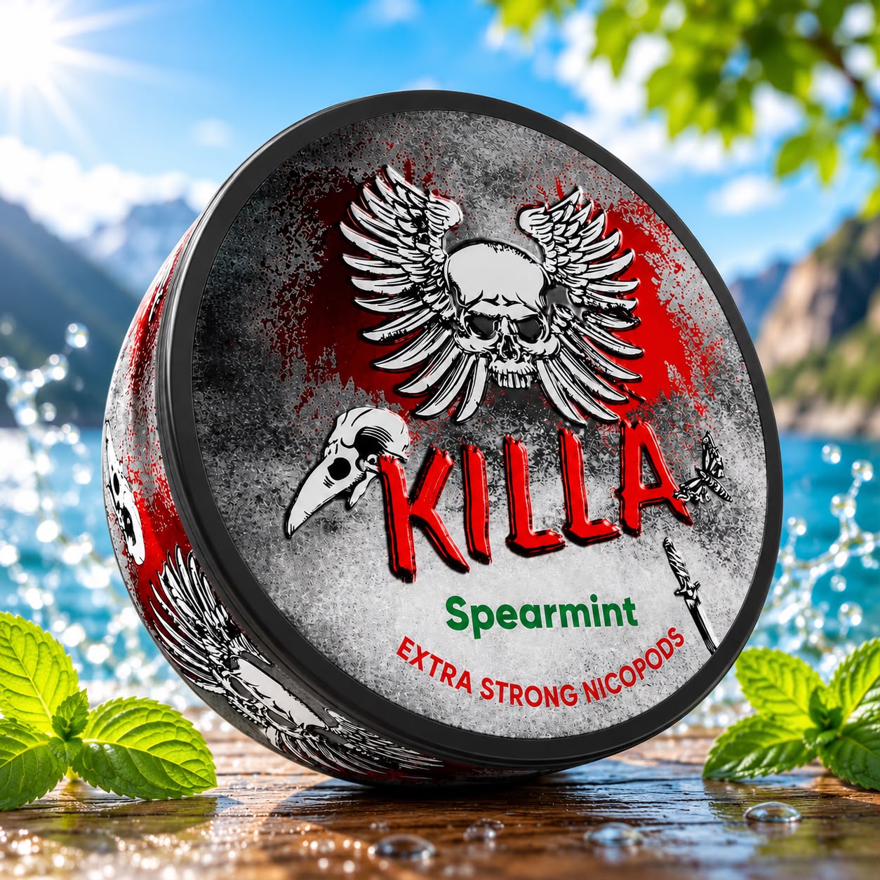 Killa Extra Strong Nicotine Pouches - Pack Of 5 Cans