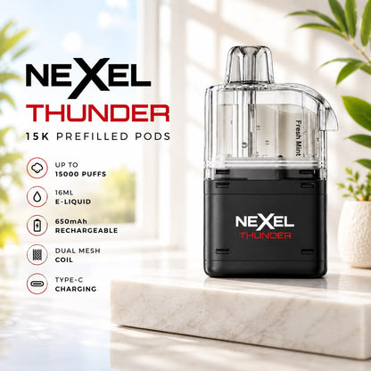 Nexel Thunder 15K Replacement Pods, Pack Of 5