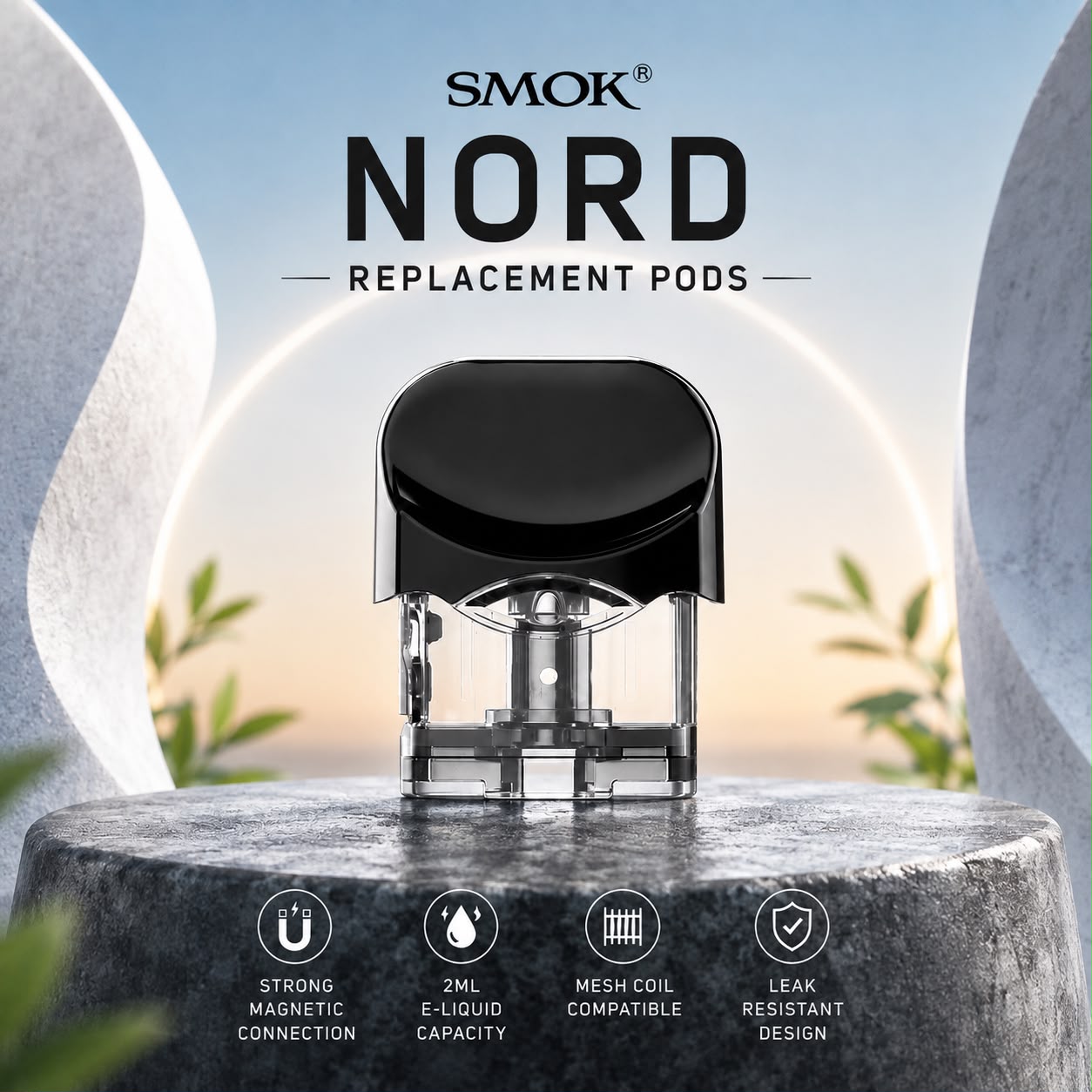 Smok Nord Replacement Pods, Pack Of 5