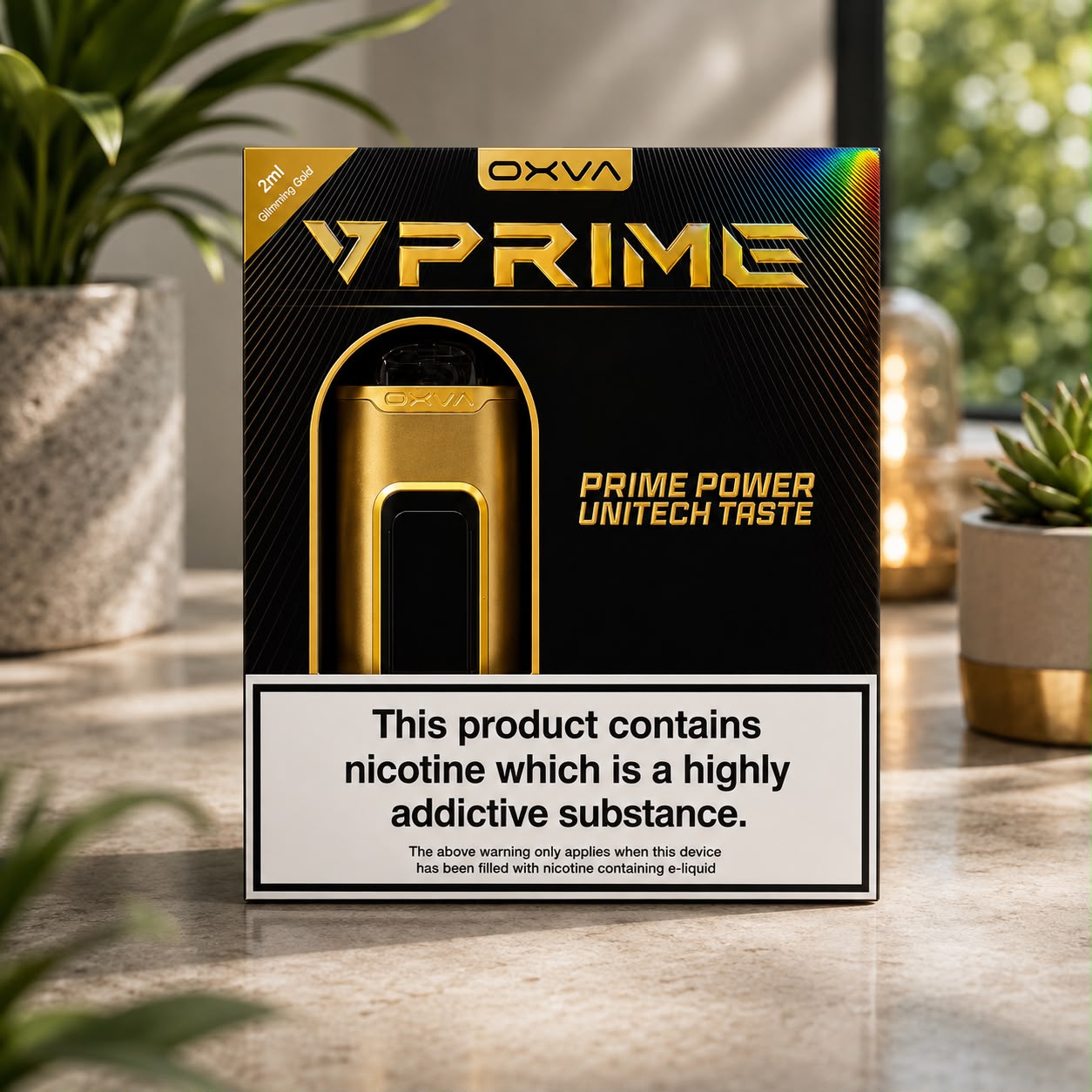 OXVA VPRIME Pod Vape Kit 2ml 60W: Dual-Activation DTL/MTL Vape Kit