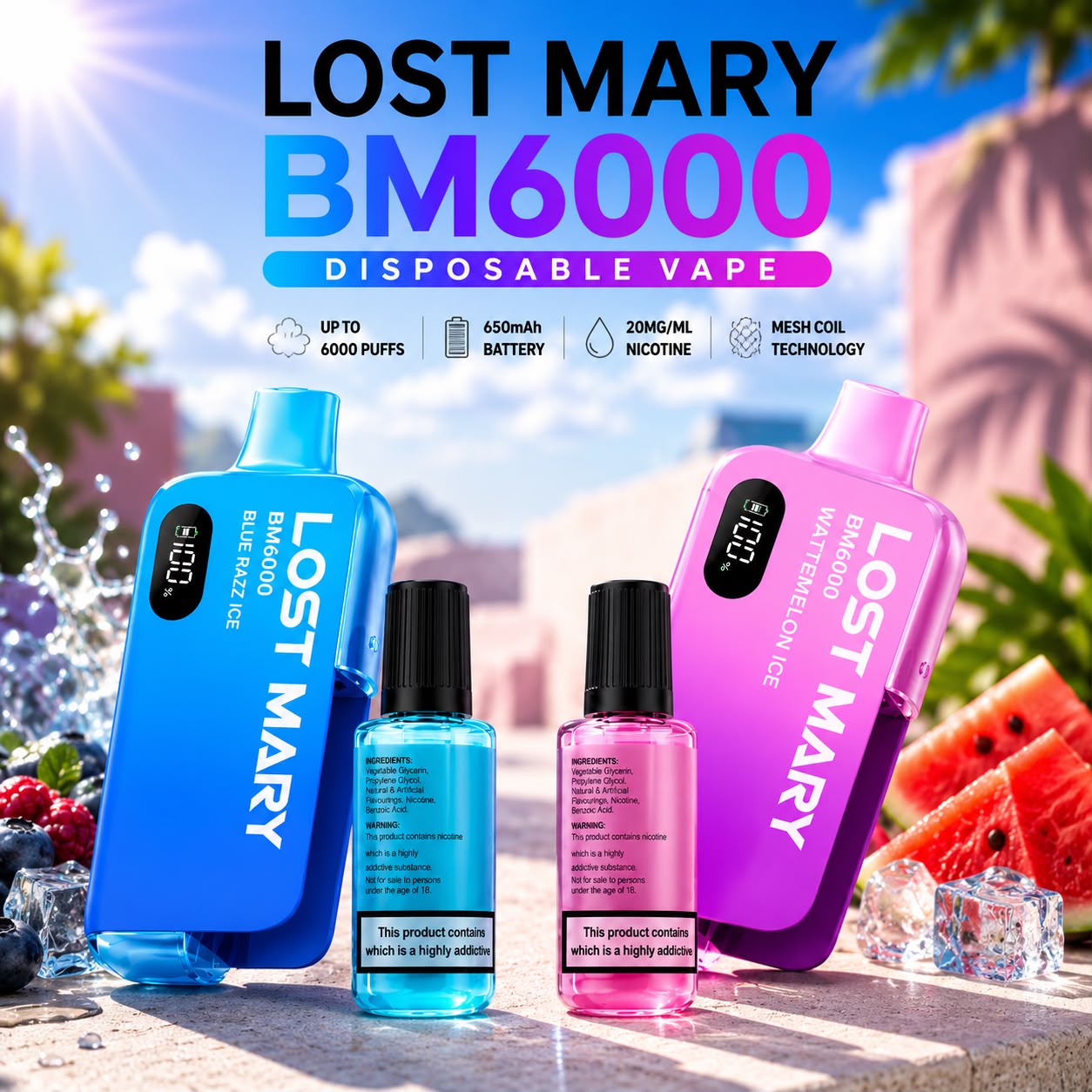 Lost Mary BM6000 Disposable Vape - 5-Pack Bundle
