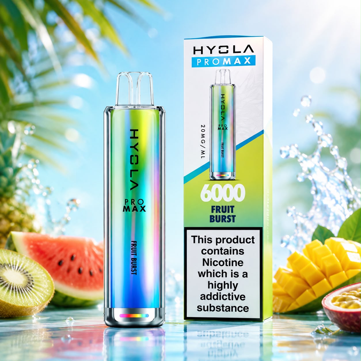Hyola Pro Max 6000 Disposable Vape, Pack Of 10 Devices