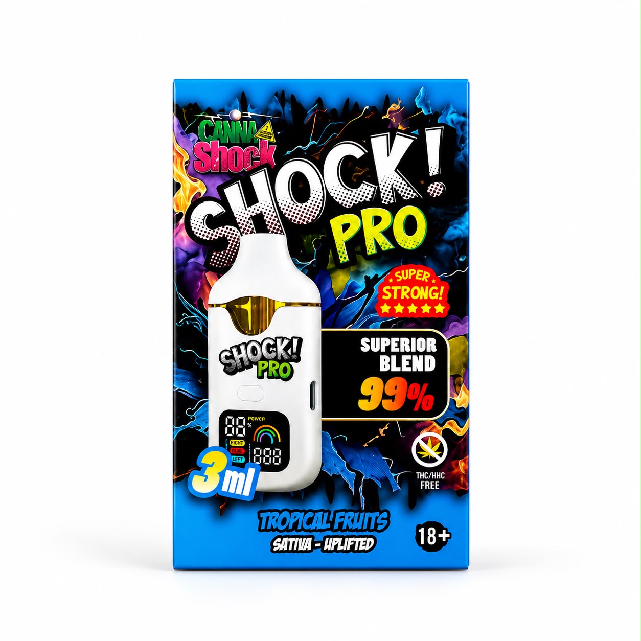 Shock pro pure bud 3ml Superior Blend - HHC Alternative Disposable best Vape at holahighvapes