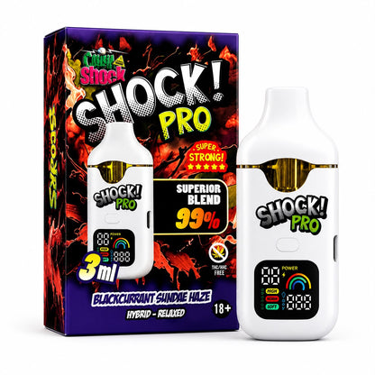 Shock pro pure bud 3ml Superior Blend - HHC Alternative Disposable best Vape at holahighvapes