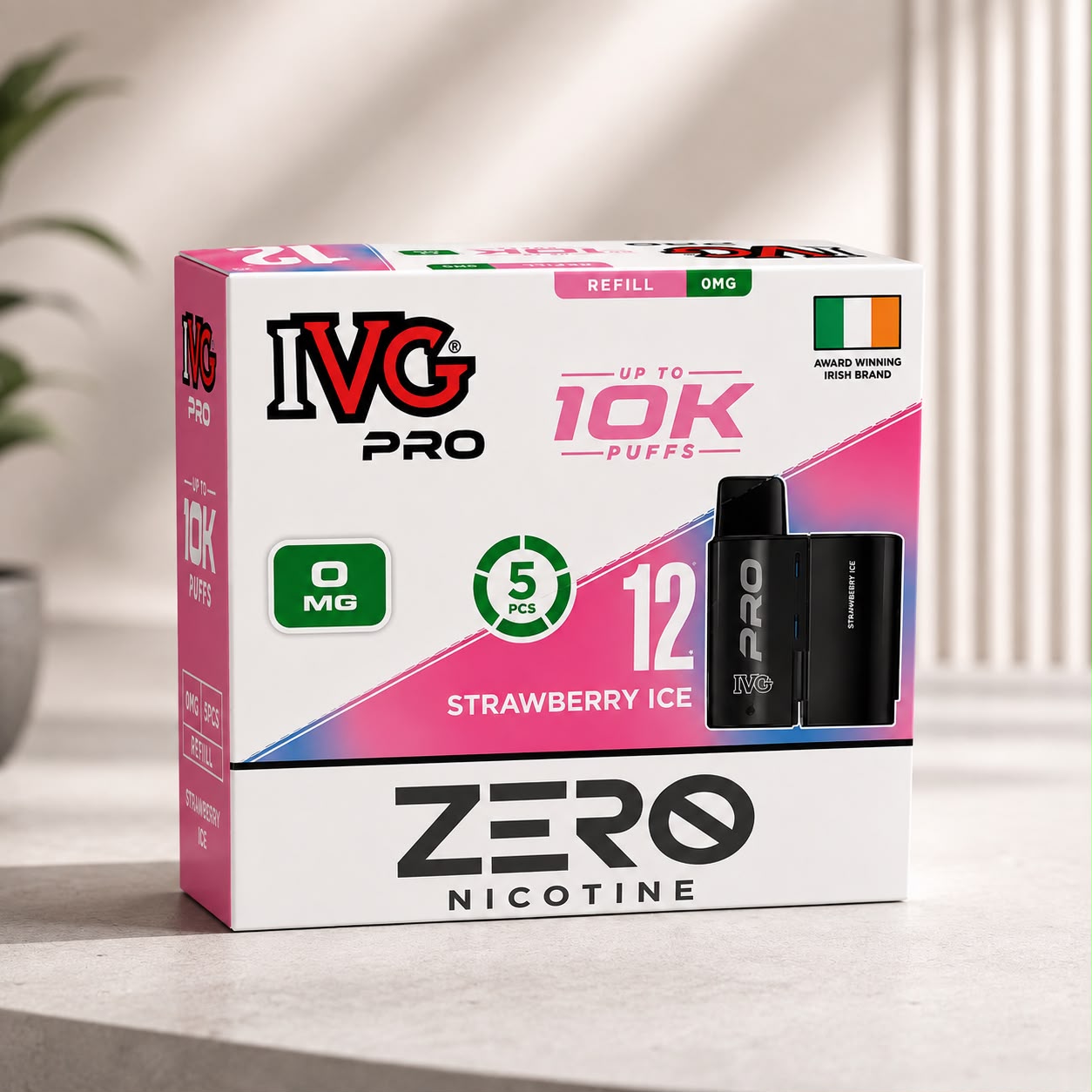 IVG Pro 12 Zero Nicotine Prefilled Pods Pack Of 5