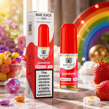 Bar Juice 5000 Nic Salt 10ml E-Liquid, Single bottle
