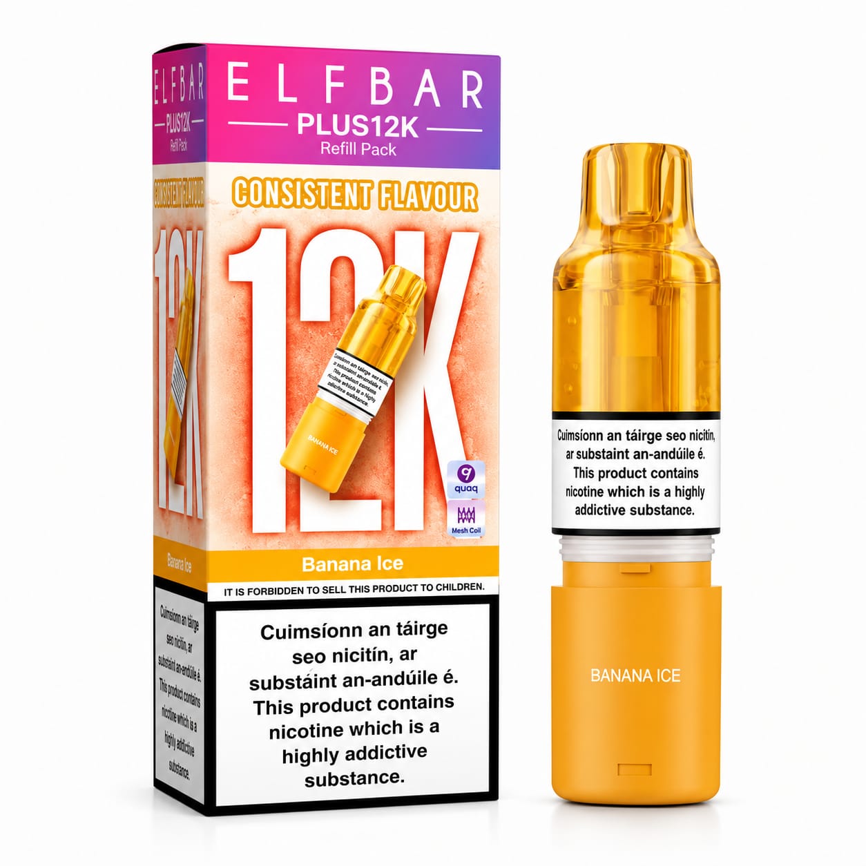 Elf Bar Plus 12K Prefilled Replacement Pods: Single Pack