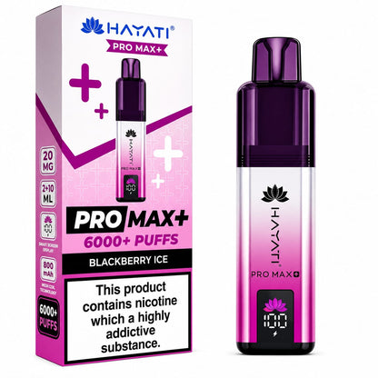 Hayati Pro Max Plus 6000 Puff Prefilled Vape Kit - Pack Of 5