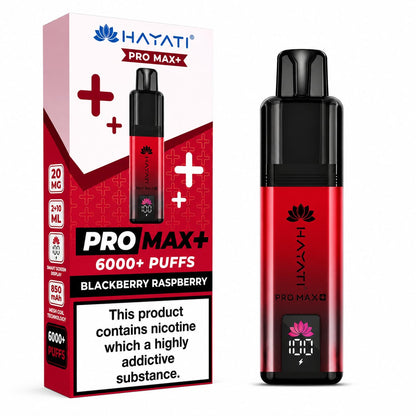 Hayati Pro Max Plus 6000 Puff Prefilled Vape Kit - Pack Of 5
